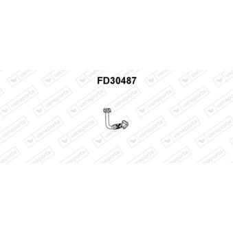 Tuyau d'échappement VENEPORTE [FD30487]