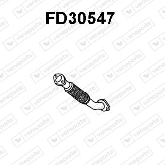 Tuyau d'échappement VENEPORTE FD30547