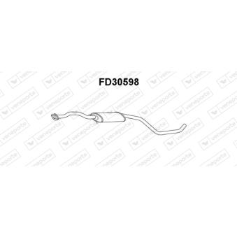 Silencieux central VENEPORTE [FD30598]