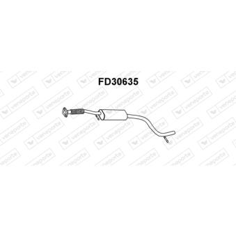 Silencieux avant VENEPORTE OEM 7116121