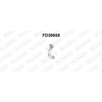 Tuyau d'échappement VENEPORTE OEM 1030373