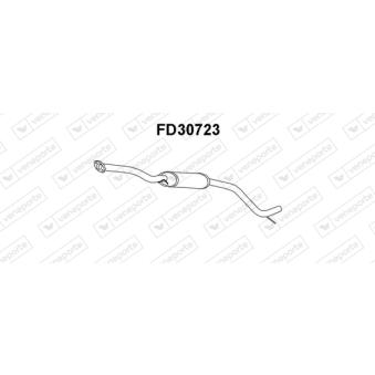 Silencieux central VENEPORTE OEM 1465055