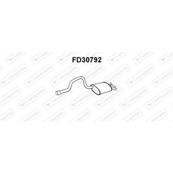 Silencieux arrière VENEPORTE [FD30792]