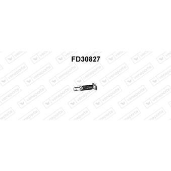 Tuyau d'échappement VENEPORTE FD30827