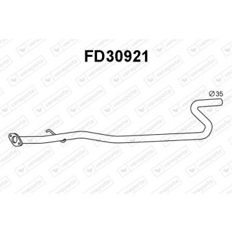 Tuyau d'échappement VENEPORTE OEM 1217170