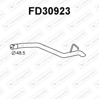 Tuyau d'échappement VENEPORTE [FD30923]