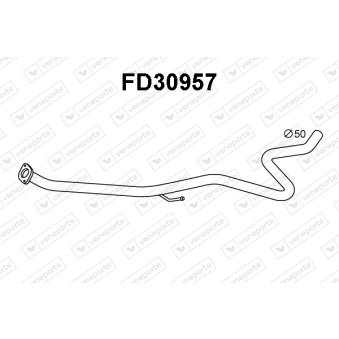 Tuyau d'échappement VENEPORTE [FD30957]