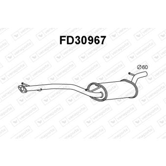Silencieux arrière VENEPORTE FD30967