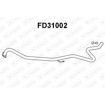 Tuyau d'échappement VENEPORTE [FD31002]