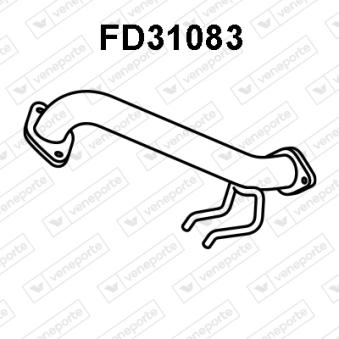 Tuyau d'échappement VENEPORTE [FD31083]