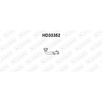 Tuyau d'échappement VENEPORTE [HD33352]