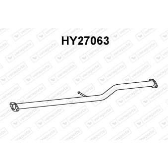 Tuyau d'échappement VENEPORTE [HY27063]