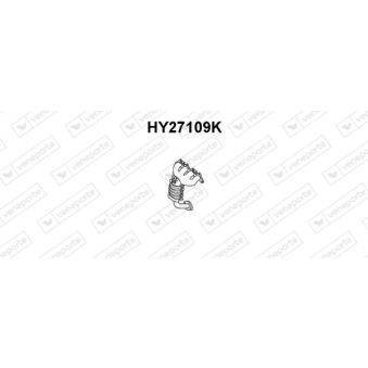 Catalyseur en coude VENEPORTE [HY27109K]