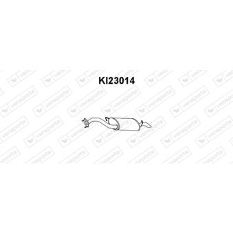 Silencieux arrière VENEPORTE [KI23014]