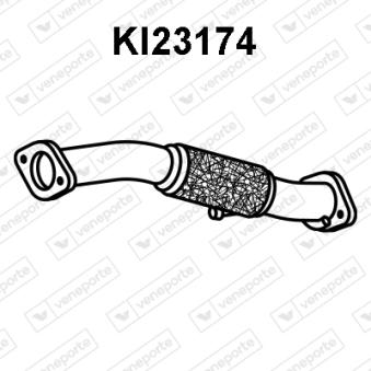 Tuyau d'échappement VENEPORTE [KI23174]