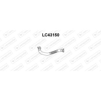 Tuyau d'échappement VENEPORTE [LC43150]