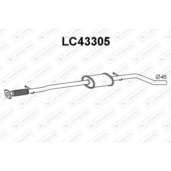 Silencieux avant VENEPORTE OEM 55188158