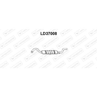 Silencieux arrière VENEPORTE [LD37008]