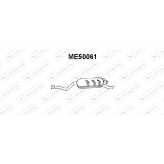Silencieux arrière VENEPORTE ME50061