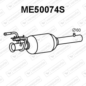 Filtre à particules / à suie, échappement VENEPORTE OEM 9064900992