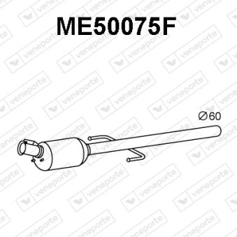 Filtre à particules / à suie, échappement VENEPORTE OEM 6394900892
