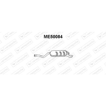 Silencieux arrière VENEPORTE ME50084