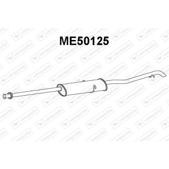 Silencieux arrière VENEPORTE OEM 1684902221
