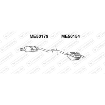 Silencieux avant VENEPORTE OEM 2024903021