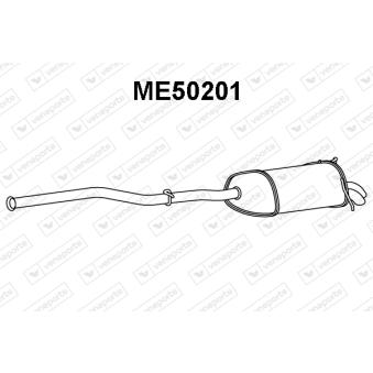 Silencieux arrière VENEPORTE [ME50201]