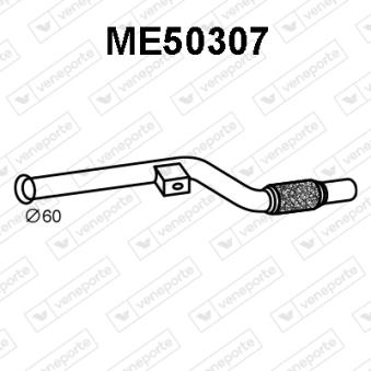 Tuyau d'échappement VENEPORTE OEM 9014903419 Tuyau d'échappement VENEPORTE OEM 9014903419