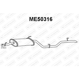Silencieux arrière VENEPORTE [ME50316]