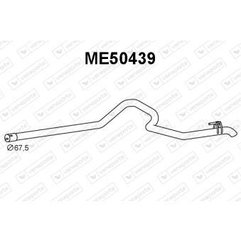 Tuyau d'échappement VENEPORTE [ME50439]