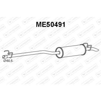 Silencieux arrière VENEPORTE [ME50491]