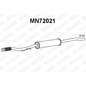 Silencieux avant VENEPORTE OEM 18307646551 Silencieux avant VENEPORTE OEM 18307646551
