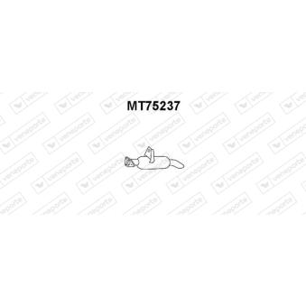 Tuyau d'échappement VENEPORTE MT75237