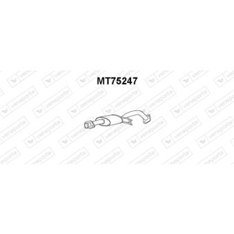 Silencieux avant VENEPORTE [MT75247]