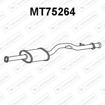 Silencieux avant VENEPORTE OEM MR431800