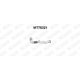 Tuyau d'échappement VENEPORTE OEM MR160802