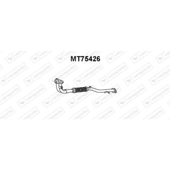 Tuyau d'échappement VENEPORTE [MT75426]