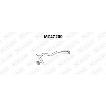 Tuyau d'échappement VENEPORTE MZ47200