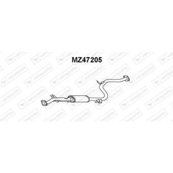 Silencieux avant VENEPORTE OEM Z53540300