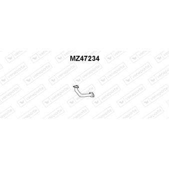 Tuyau d'échappement VENEPORTE [MZ47234]
