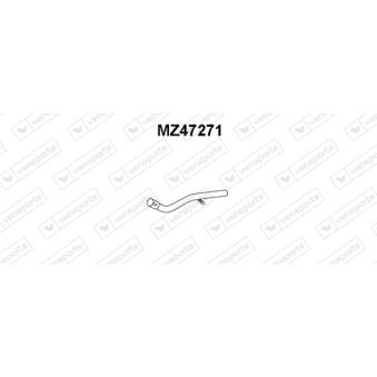 Tuyau d'échappement VENEPORTE [MZ47271]