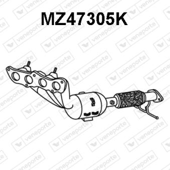 Catalyseur en coude VENEPORTE OEM Z6Y42050X