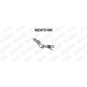 Catalyseur en coude VENEPORTE [MZ47310K]