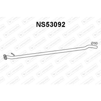 Tuyau d'échappement VENEPORTE [NS53092]