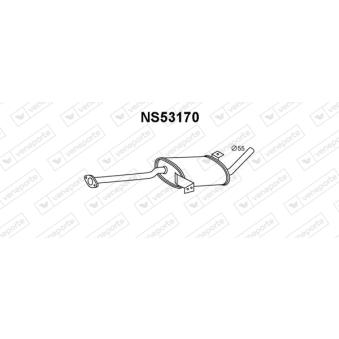 Silencieux avant VENEPORTE OEM 201007F654