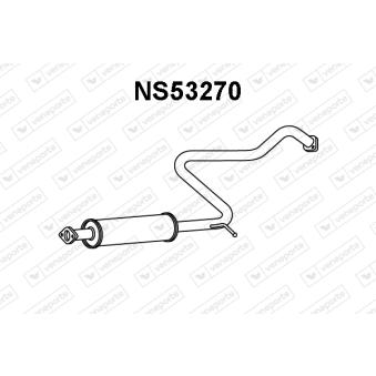 Silencieux central VENEPORTE OEM b030m0n210ga
