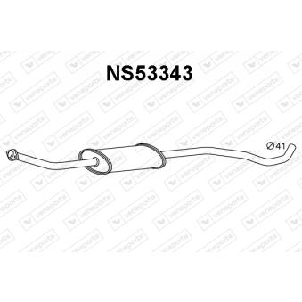 Silencieux central VENEPORTE NS53343 Silencieux central VENEPORTE NS53343