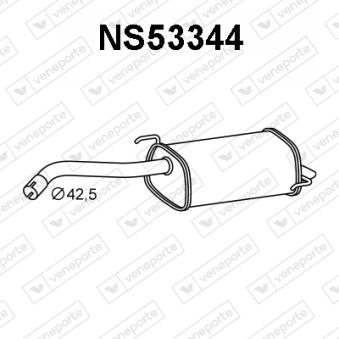 Silencieux arrière VENEPORTE [NS53344]